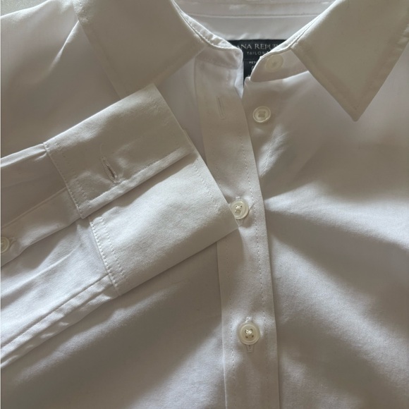 Banana Republic Ivory Button-Up Blouse - Picture 4 of 5